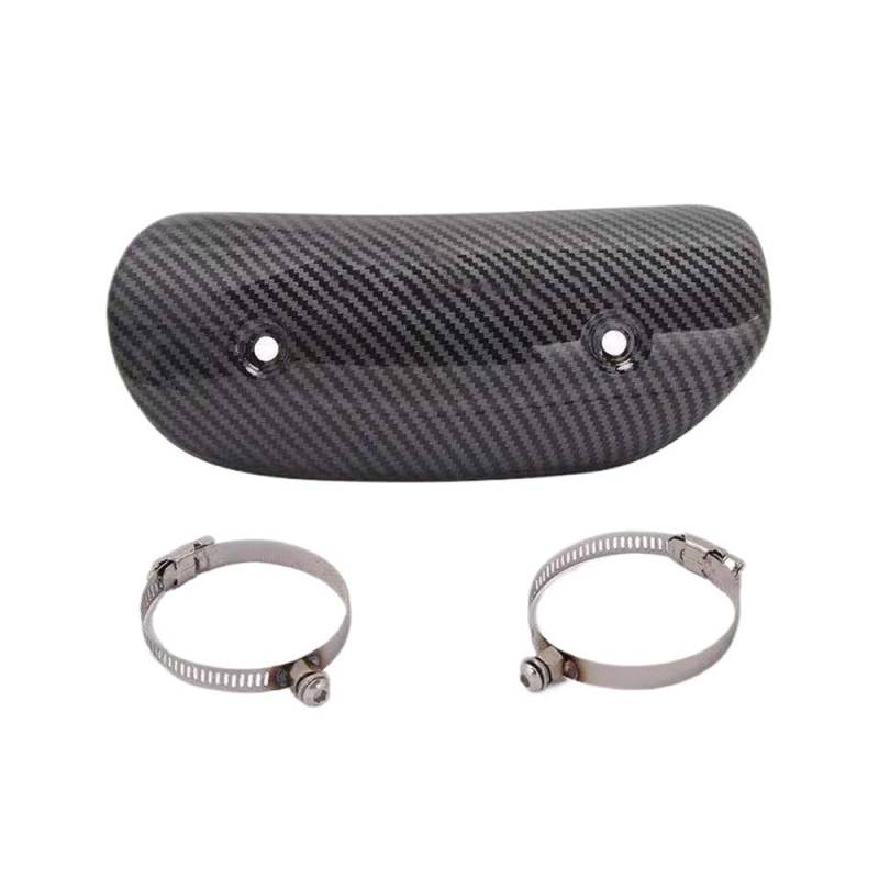DINGYIG Für MT-09 Für Tracer 700 900 Für YZFR1 Motorrad Auspuffrohr Schild Hitzeschutz Schalldämpfer Schutz Schutz(Color-I) von DINGYIG