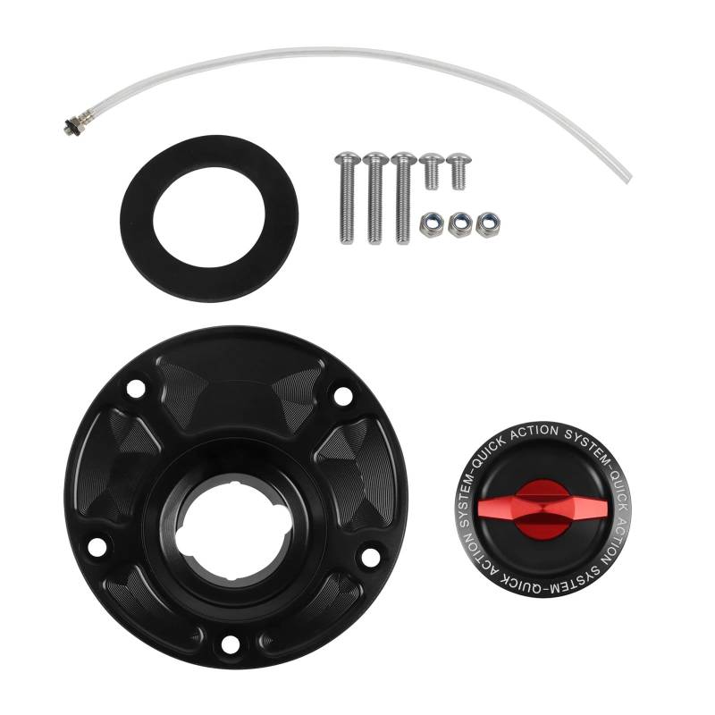 DINGYIG Für MT07 Für MT09 Für MT-07 Für FZ07 09 Für MT-09 SP Für MT 07 09 Für MT10 Für MT03 Motorrad Tank Caps Gas Abdeckung Tankdeckel(Red) von DINGYIG