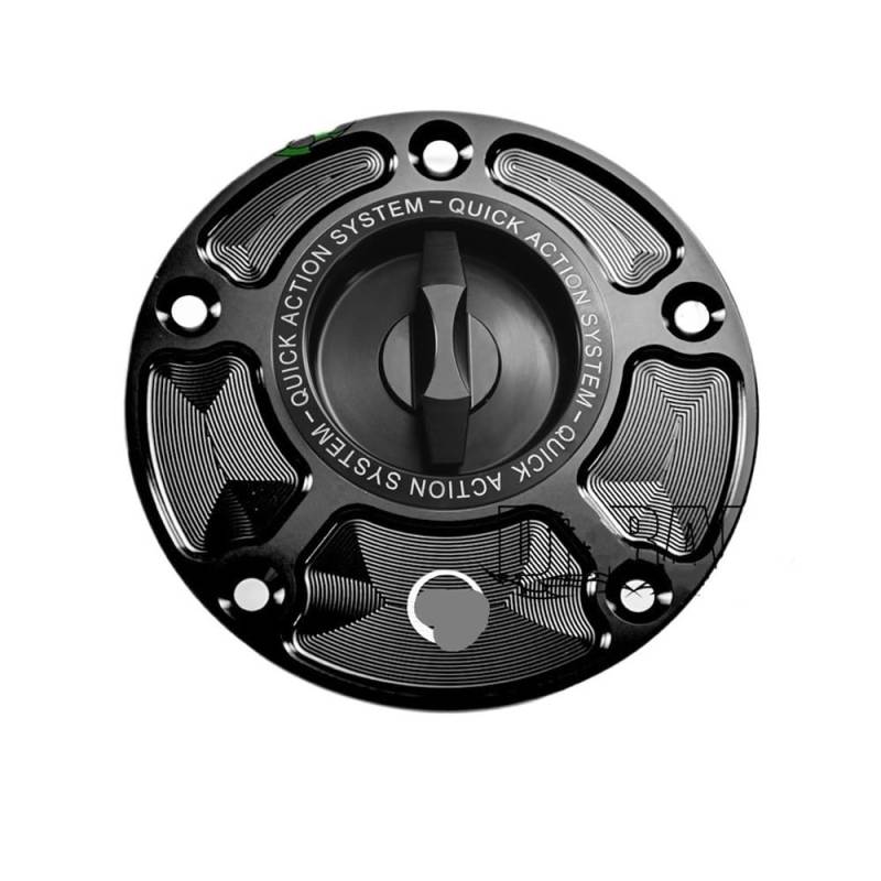 DINGYIG Für MT09 2014–2022 Für MT01 03 07 10 15 Für M-SLAZ Für MT25 Motorrad-Tankdeckel-Abdeckung Tankdeckel(Black Type-I) von DINGYIG