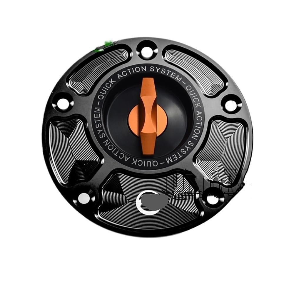 DINGYIG Für MT09 2014–2022 Für MT01 03 07 10 15 Für M-SLAZ Für MT25 Motorrad-Tankdeckel-Abdeckung Tankdeckel(Orange Type-I) von DINGYIG