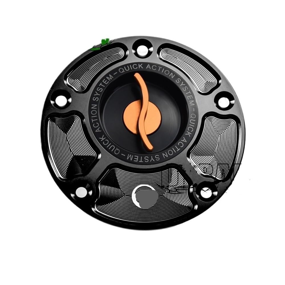 DINGYIG Für MT09 2014–2022 Für MT01 03 07 10 15 Für M-SLAZ Für MT25 Motorrad-Tankdeckel-Abdeckung Tankdeckel(Orange Type-S) von DINGYIG