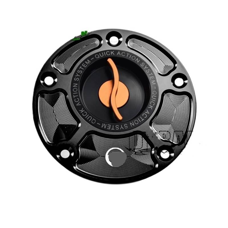 DINGYIG Für MT09 2014–2022 Für MT01 03 07 10 15 Für M-SLAZ Für MT25 Motorrad-Tankdeckel-Abdeckung Tankdeckel(Orange Type-S) von DINGYIG