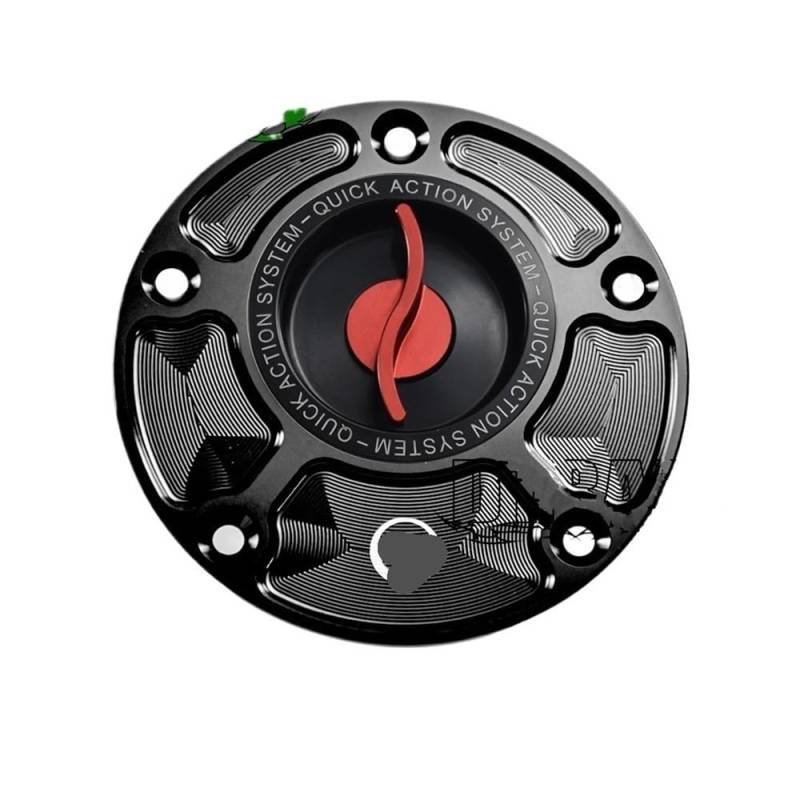 DINGYIG Für MT09 2014–2022 Für MT01 03 07 10 15 Für M-SLAZ Für MT25 Motorrad-Tankdeckel-Abdeckung Tankdeckel(Red Type-S) von DINGYIG