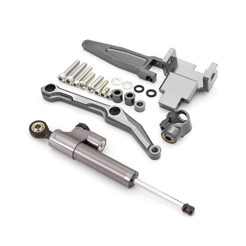 DINGYIG Für MT09 Für Tracer 900 9GT 9 GT 2016-2020 Motorrad Lenkung Dämpfer Stabilisator Halterung Unterstützung Montage Kit Stabilisator(Damper n Bracket F) von DINGYIG