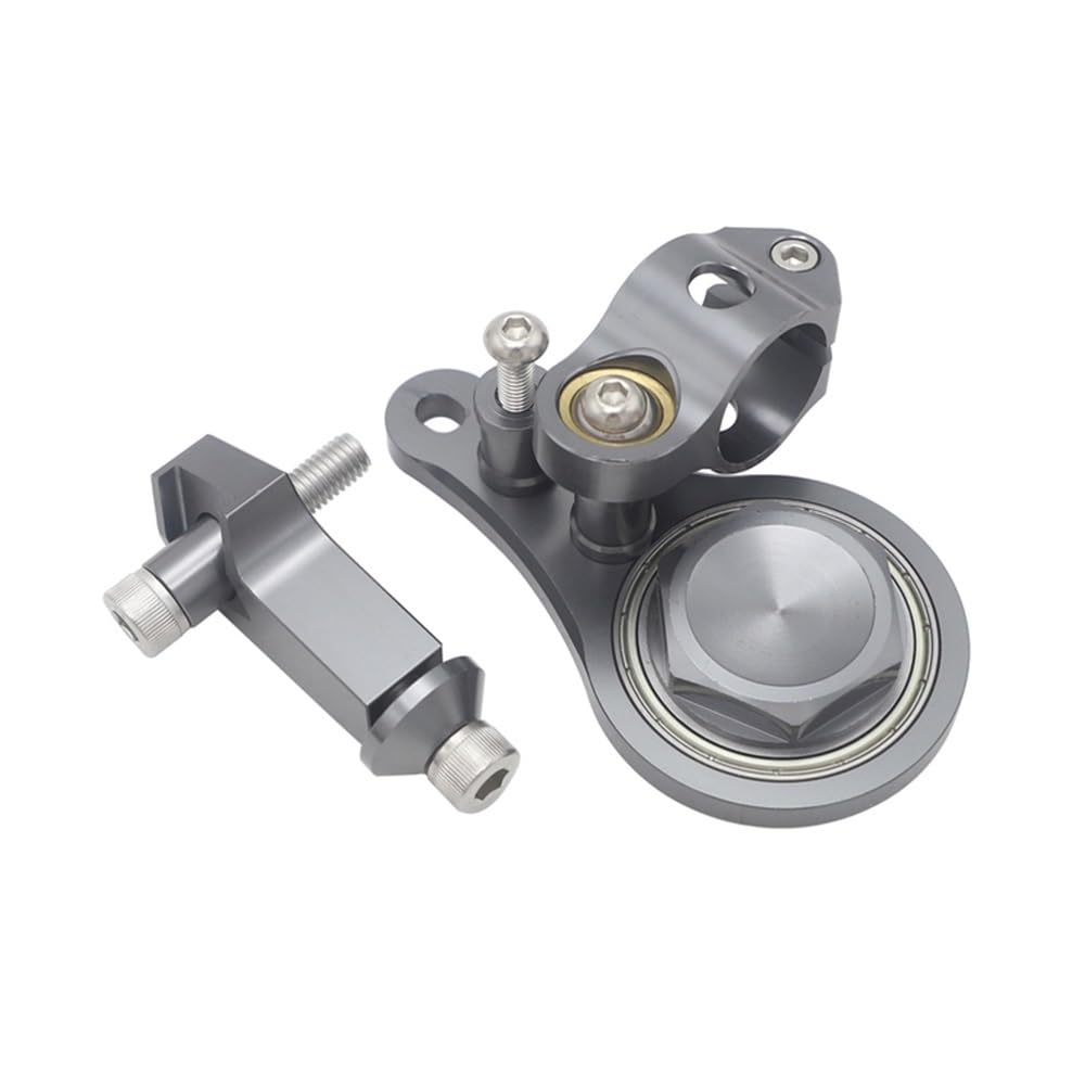 DINGYIG Für Ninja Für ZX-6R Für ZX6R 2005 2006 Motorrad Lenkung Dämpfer Halterung Stabilisator Linear Mount Unterstützung Kit Stabilisator(Color-Ti) von DINGYIG