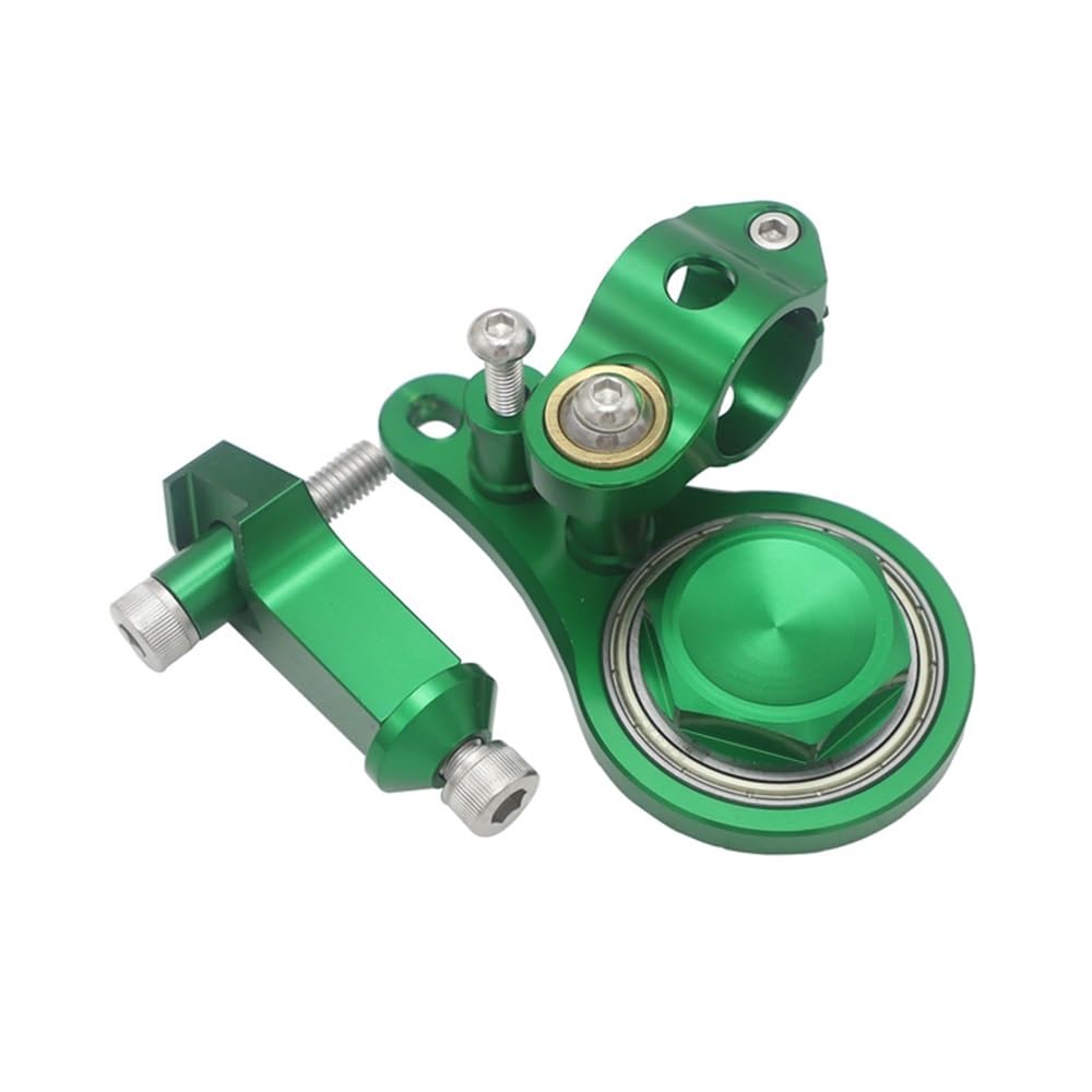 DINGYIG Für Ninja Für ZX-6R Für ZX6R 2006 2005 Motorrad Lenkung Dämpfer Halterung Stabilisator Linear Mount Unterstützung Kit Stabilisator(Green) von DINGYIG