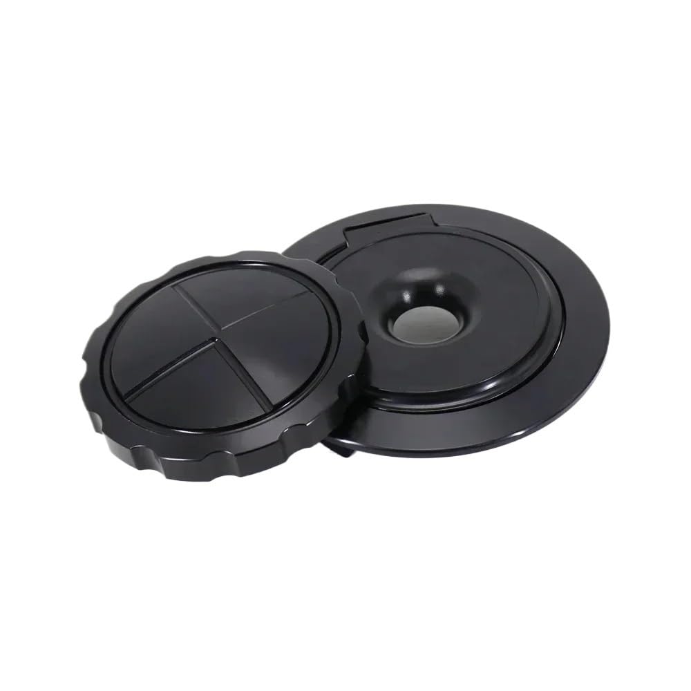 DINGYIG Für R Nine T Für RNINE Für Racer Für Scramble Für Urban G/S Motorrad Kappe Tank Cap Cover Schutz Zubehör Tankdeckel(Black) von DINGYIG