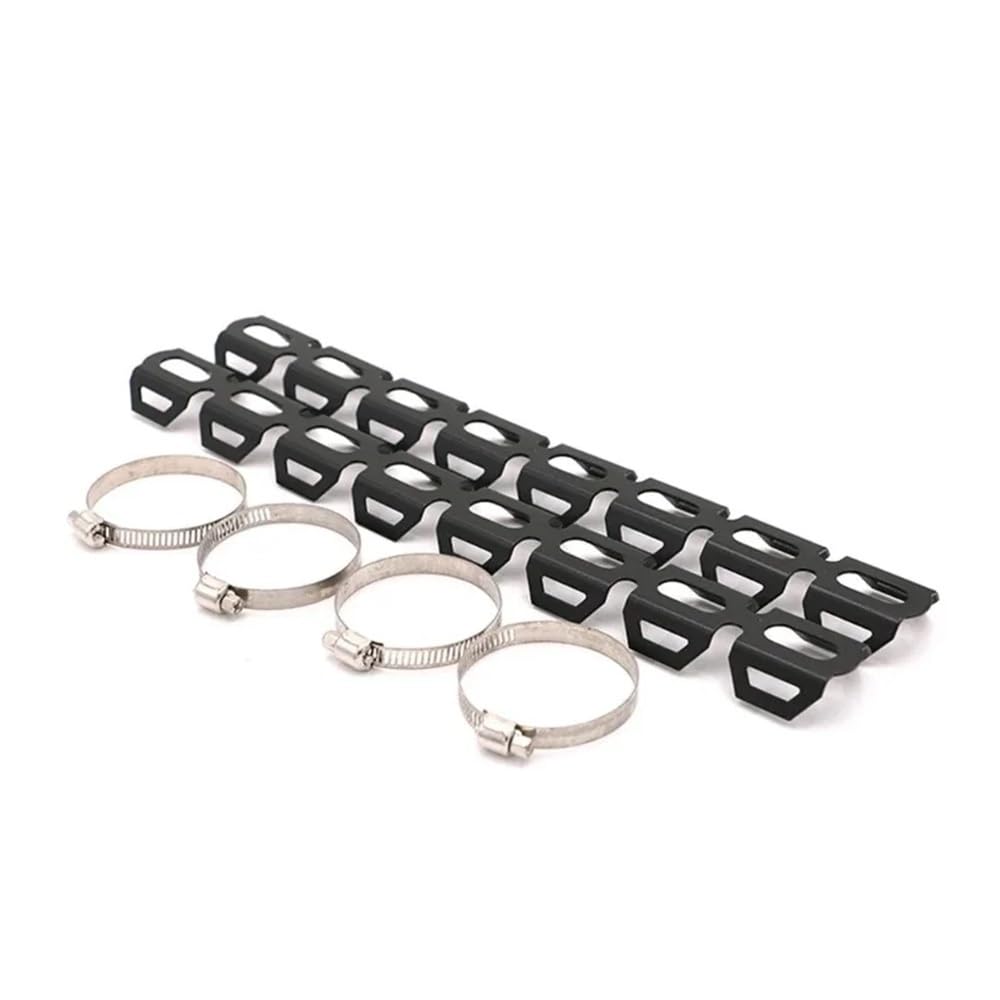DINGYIG Für R1200 GS Für F800 GS Für F700 GS Für F650 GS Motorrad Modifizierter Auspuff Hitzeschild Schalldämpfer Rohrabdeckung Schutz(Black) von DINGYIG