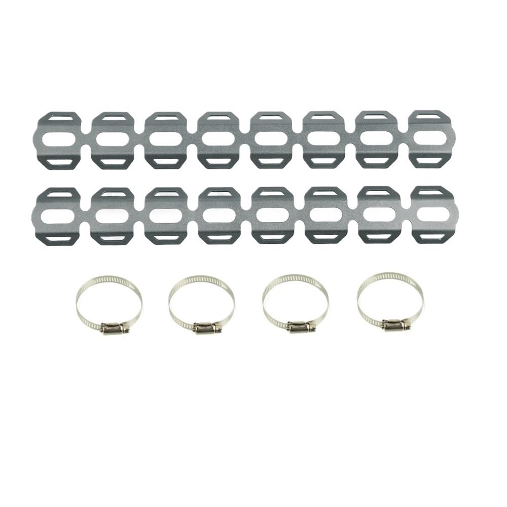 DINGYIG Für R1200GS LC Für R 1200 GS LC Für Adventure 2014-2019 Motorrad Auspuff Schalldämpfer Rohr Schutz Hitzeschild Abdeckung(Gray) von DINGYIG