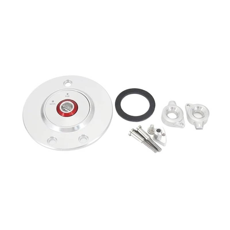 DINGYIG Für S1000RR Für S1000 RR Für S 1000 RR Für S1000rr 2009-2022 Motorrad Gas Tank Caps Abdeckung Zubehör Tankdeckel(SI - red) von DINGYIG