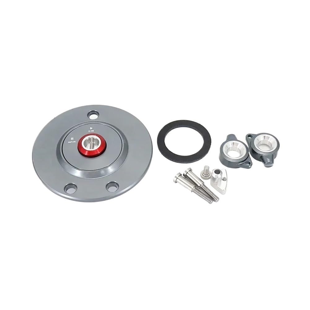 DINGYIG Für S1000RR Für S1000 RR Für S 1000 RR Für S1000rr 2009-2022 Motorrad Gas Tank Caps Abdeckung Zubehör Tankdeckel(Ti- red) von DINGYIG