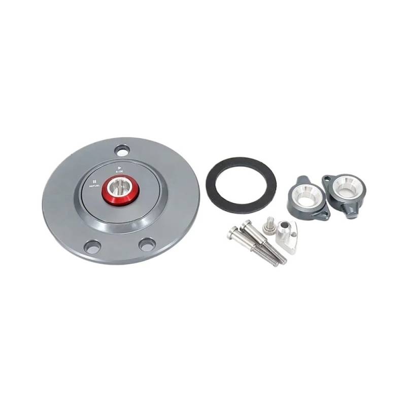 DINGYIG Für S1000RR Für S1000 RR Für S 1000 RR Für S1000rr 2009-2022 Motorrad Gas Tank Caps Abdeckung Zubehör Tankdeckel(Ti- red) von DINGYIG
