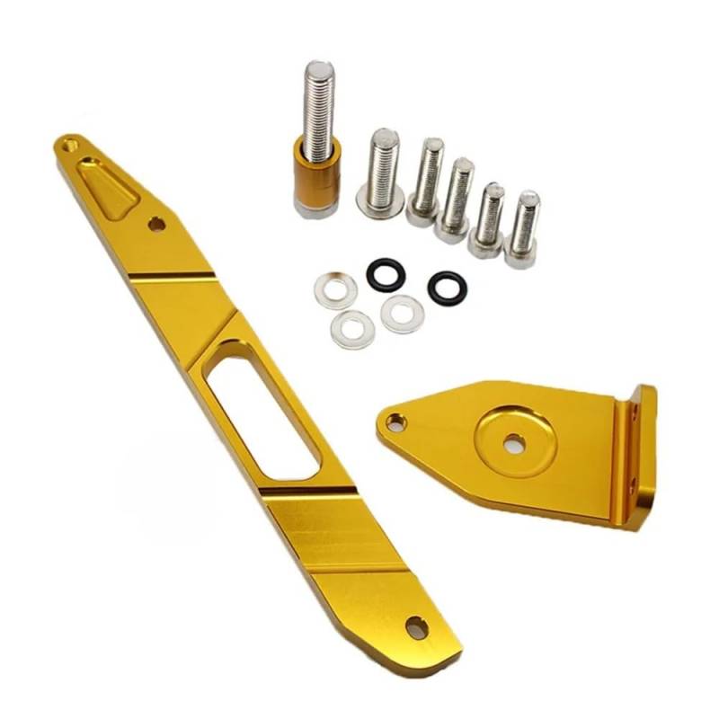 DINGYIG Für XJR1300 Für XJR 1300 1998-2015 Motorrad Lenkung Stabilisator Dämpfer Halterung Montage Kit Stabilisator(Bracket c) von DINGYIG