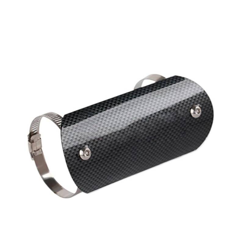DINGYIG Für Yz85 Für Yzf450 Für YZF Universal Motorrad Auspuffrohr Hitzeschild Schalldämpfer Rohr Anti-Verbrühungs Schutz Abdeckung(Carbon Fiber-01) von DINGYIG