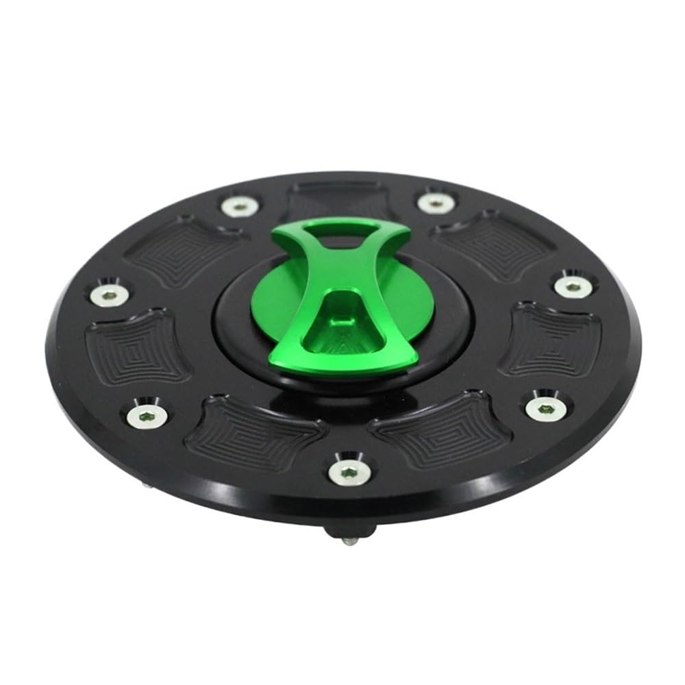 DINGYIG Für ZX-6 Für ZX-6E 1993-2001 Für ZX-6R 1995-1999 Motorrad-Tankdeckelabdeckung Tankdeckel(Green) von DINGYIG