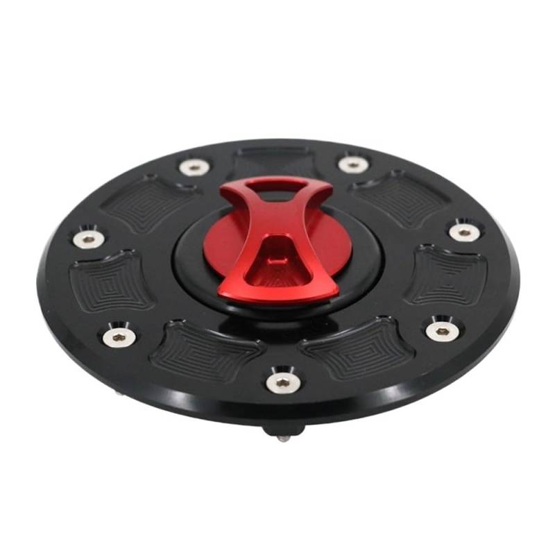 DINGYIG Für ZX-6 Für ZX-6E 1993-2001 Für ZX-6R 1995-1999 Motorrad-Tankdeckelabdeckung Tankdeckel(Red) von DINGYIG