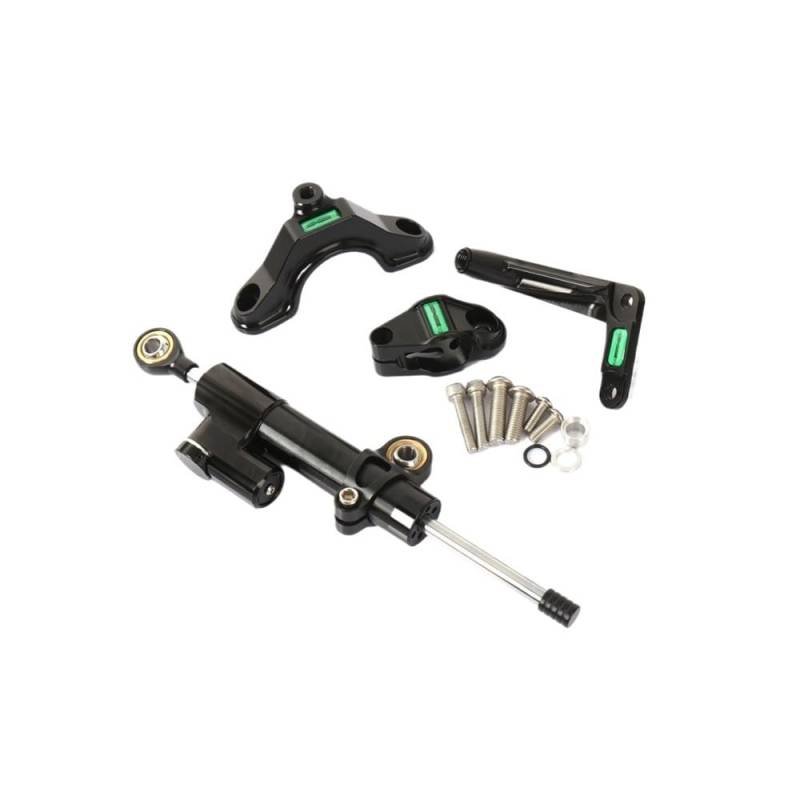 DINGYIG Für ZX6R Für ZX6R 2024 Motorrad Zubehör Lenkung Stabilisieren Dämpfer Halterung Montieren Motorrad Dämpfer Lenkung Stabilisator(Color-E) von DINGYIG