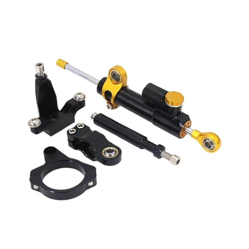 DINGYIG Lenkung Stabilisieren Dämpfer Halterung Montieren Motorrad Zubehör Für YZF FÜR R7 FÜR YZFR7 2021 2022 2023 Stabilisator(Set color-03) von DINGYIG