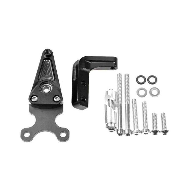 DINGYIG Lenkungsdämpfer Motorrad Stabilisieren Halterung Montagesatz Für CBR650R 2019-2023 2020 2021 2022 Stabilisator(Bracket-B) von DINGYIG