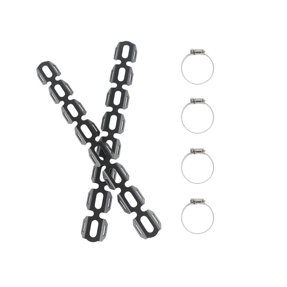 DINGYIG Motorrad-Auspuff-Hitzeschild-Schalldämpfer-Rohrabdeckungsschutz Für R1200GS LC Für Adventure Für F800GS Für F700GS Für F850GS(Black-a Pair) von DINGYIG