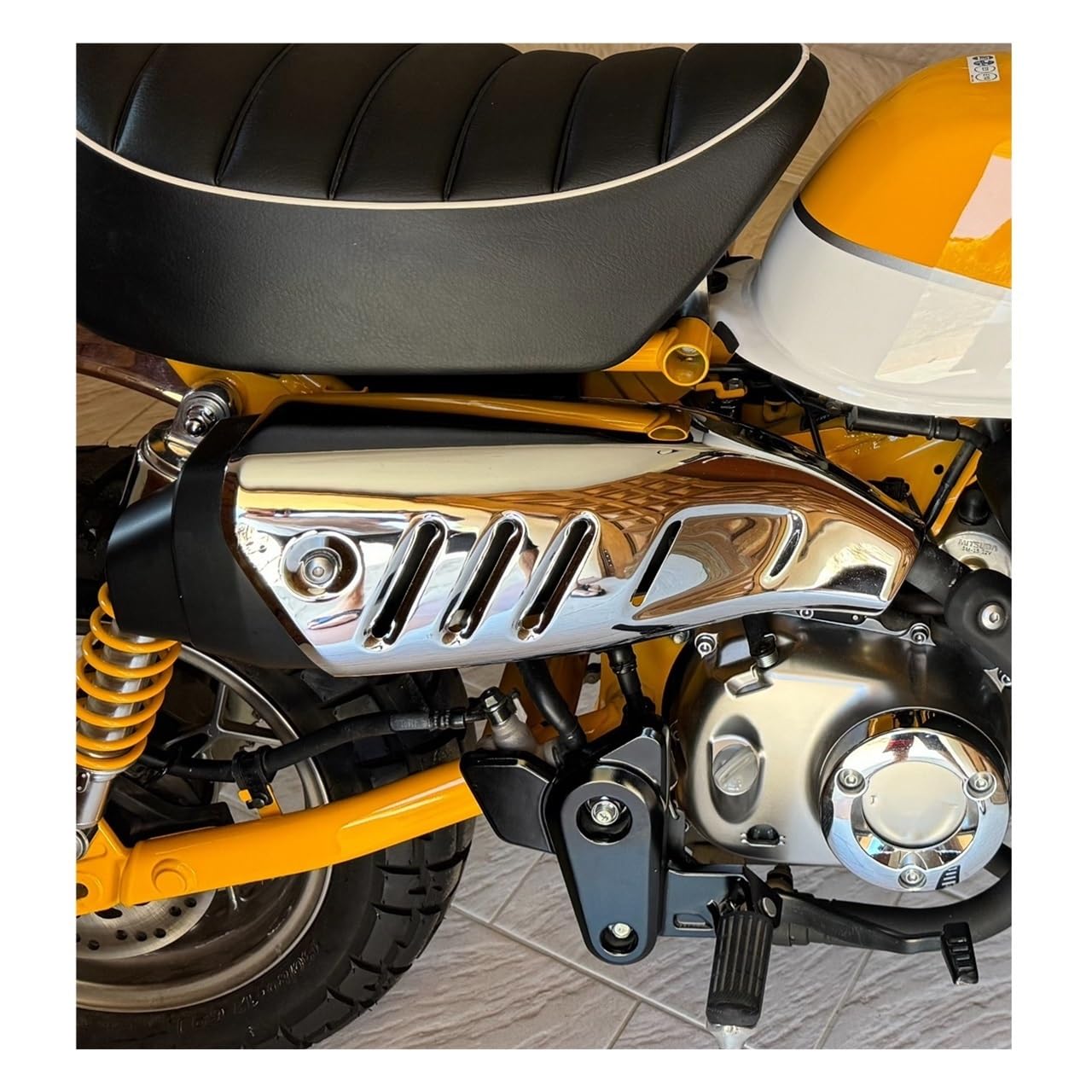 DINGYIG Motorrad Auspuffrohr Schalldämpfer Schutz Schutz Hitzeschild Abdeckung Für Monkey 125 Z125 Für Monkey125 2018-2023 DINGYIG Motorrad Auspuffrohr Schalldämpfer Schutz Schutz Hitzeschild Abdeckung Für Monkey 125 Z125 Für Monkey125 2018-2023 von DINGYIG