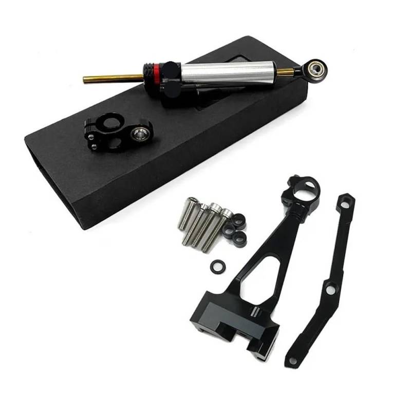 DINGYIG Motorrad Lenkung Stabilisieren Dämpfer Halterung Halterung Für MT09 Für FZ09 Für FZ-09 2013-2020 Stabilisator(Color-L) von DINGYIG