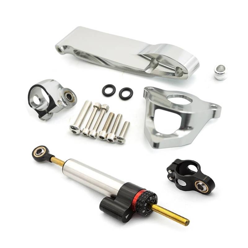 DINGYIG Motorrad Stabilisator Lenkung Dämpfer Montage Halterung Unterstützung Kit Für CBR600RR Für CBR600 RR 2007 2008 2009-2016 Stabilisator(Damper n Bracket B) von DINGYIG