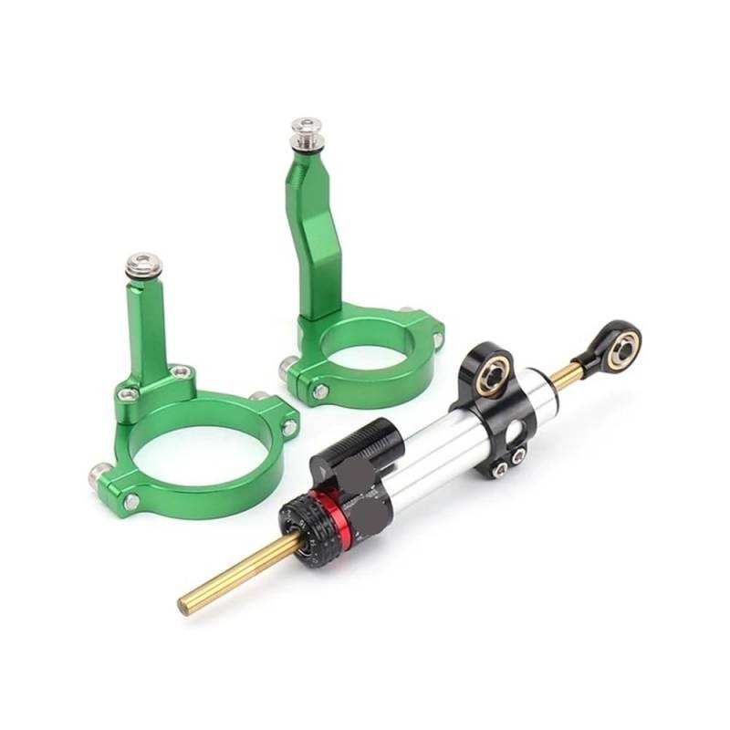 DINGYIG Motorrad Stabilisator Lenkungsdämpfer Montagehalterung Unterstützung Kit Für ZX-4R Für ZX 4R Für ZX4R Für ZX-4RR Für ZX 4RR 2023- Stabilisator(Set - 10) von DINGYIG
