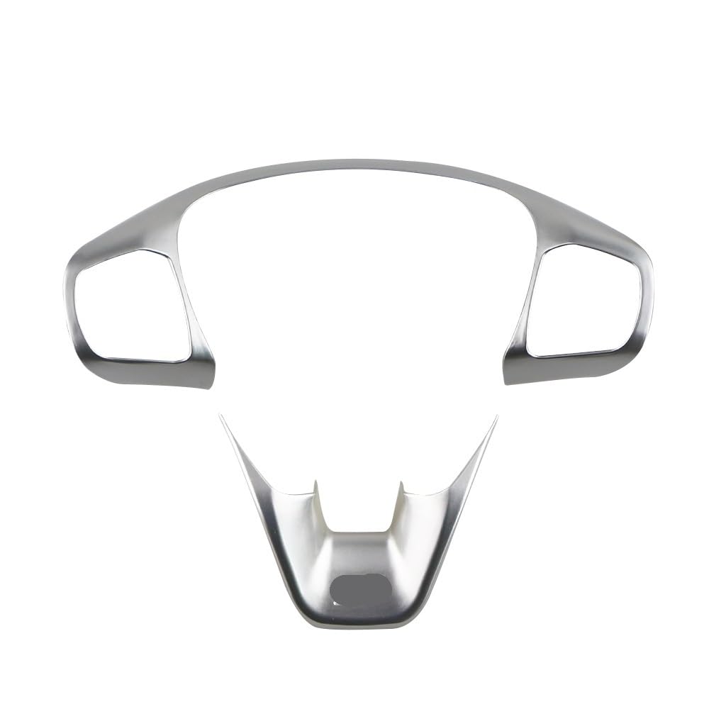 DINGZEN Lenkrad Zierrahmen Aufkleber Für Ford Für Puma 2019-2022 Auto Lenkradverkleidung Steuertaste Rahmenabdeckung Styling(Color A) von DINGZEN