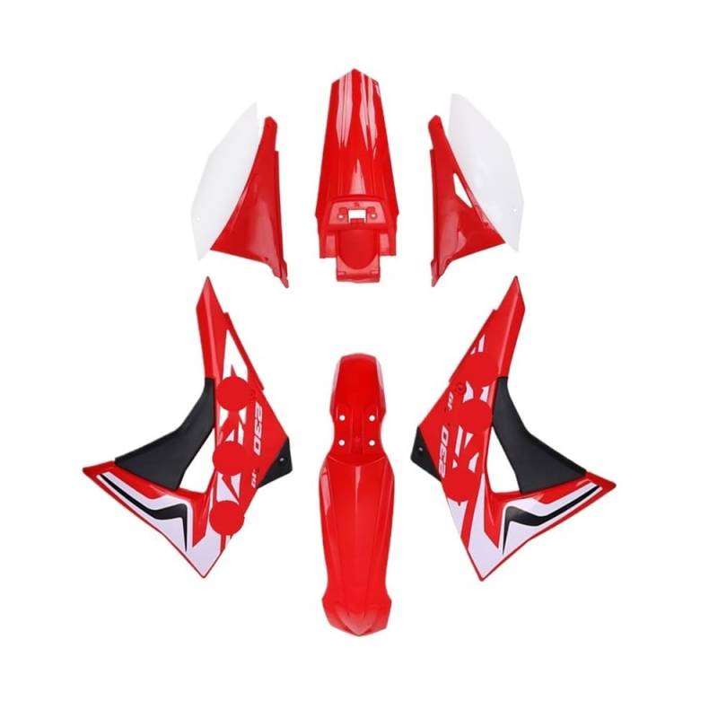 Verkleidungen Hinten Schwanz Motorrad-Kunststoff-Kits Für Die Vordere Und Hintere Verkleidung, Spoiler-Seitenteile Für CRF230F Crf 230 F 2020, Motorrad-Heckverkleidung von DINGZEN