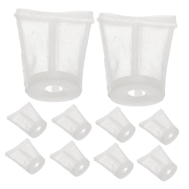 DINHEAROM 10Stücke Mesh Sprühfilter für Sprühgeräte Hochwertiges Feinnetz für Optimale Filtration im Waschsprühtopf Lackanwendungen von DINHEAROM