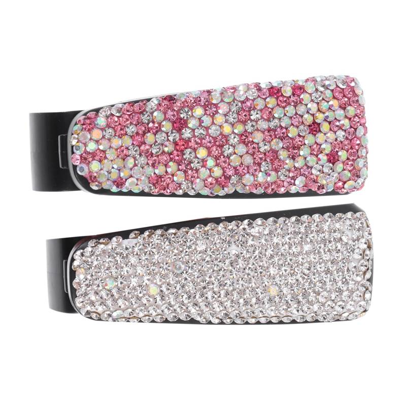 DINHEAROM 2Stücke Auto Sonnenbrillenhalter Clip Kfz Brillenhalter für Sonnenblende Praktische und Platzsparende Brillen Aufbewahrung für Brillenarten Langlebig und Leicht von DINHEAROM