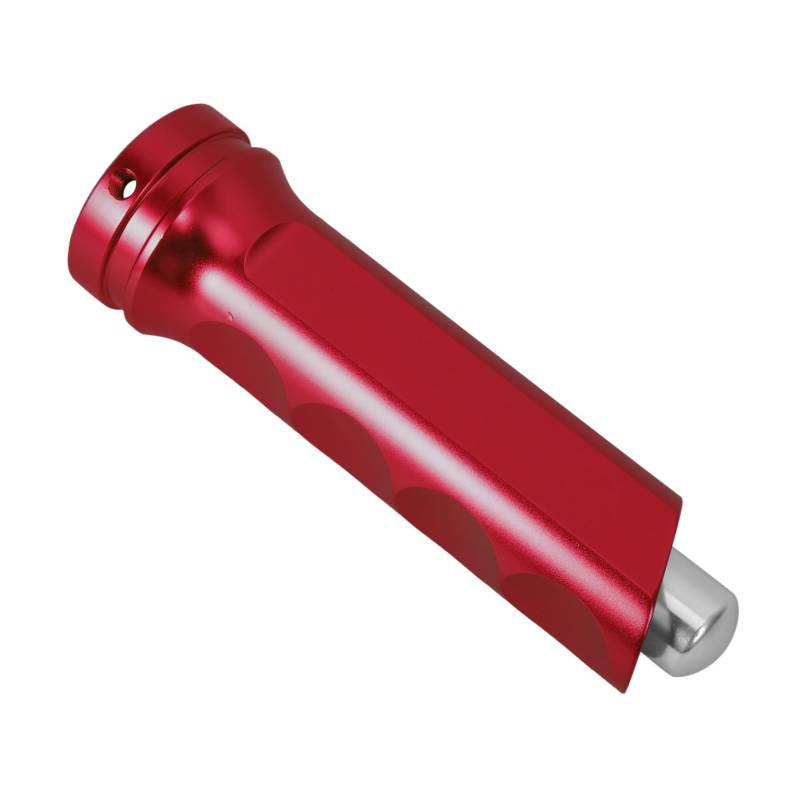 DINHEAROM Handbremsgriffhülle Schutzabdeckung Für Bremshebel Autozubehör Außen Auto-haltegriffabdeckung Auto-innengriffabdeckung Handbremse Handhaben Bremsabdeckungen Aluminiumlegierung Rot von DINHEAROM