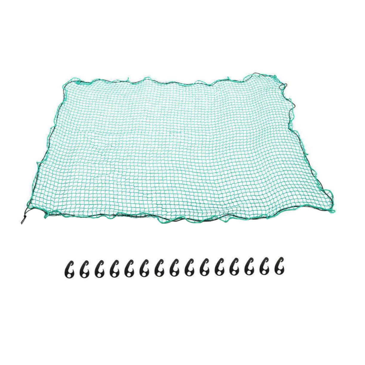 DINHEAROM LKW Bett Frachtnetz Robustes Nylon Cargo Netz mit Elastischen Kordeln Haken Transportnetz für Anhänger Pickup LKW zur Ladungssicherung DINHEAROM LKW Bett Frachtnetz Robustes Nylon Cargo Netz mit Elastischen Kordeln Haken Transportnetz für Anhänger Pickup LKW zur Ladungssicherung von DINHEAROM