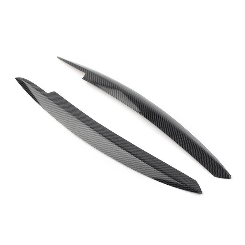 KMLONG ABS Auto Scheinwerfer Abdeckung Augenlid Augenbraue Augen Deckel Stirn Fit for VW Golf 6 MK6 2008 2009 2010 2011 2012 2013 Carbon Faser Styling Autoscheinwerfer-Stirn von DIQUA