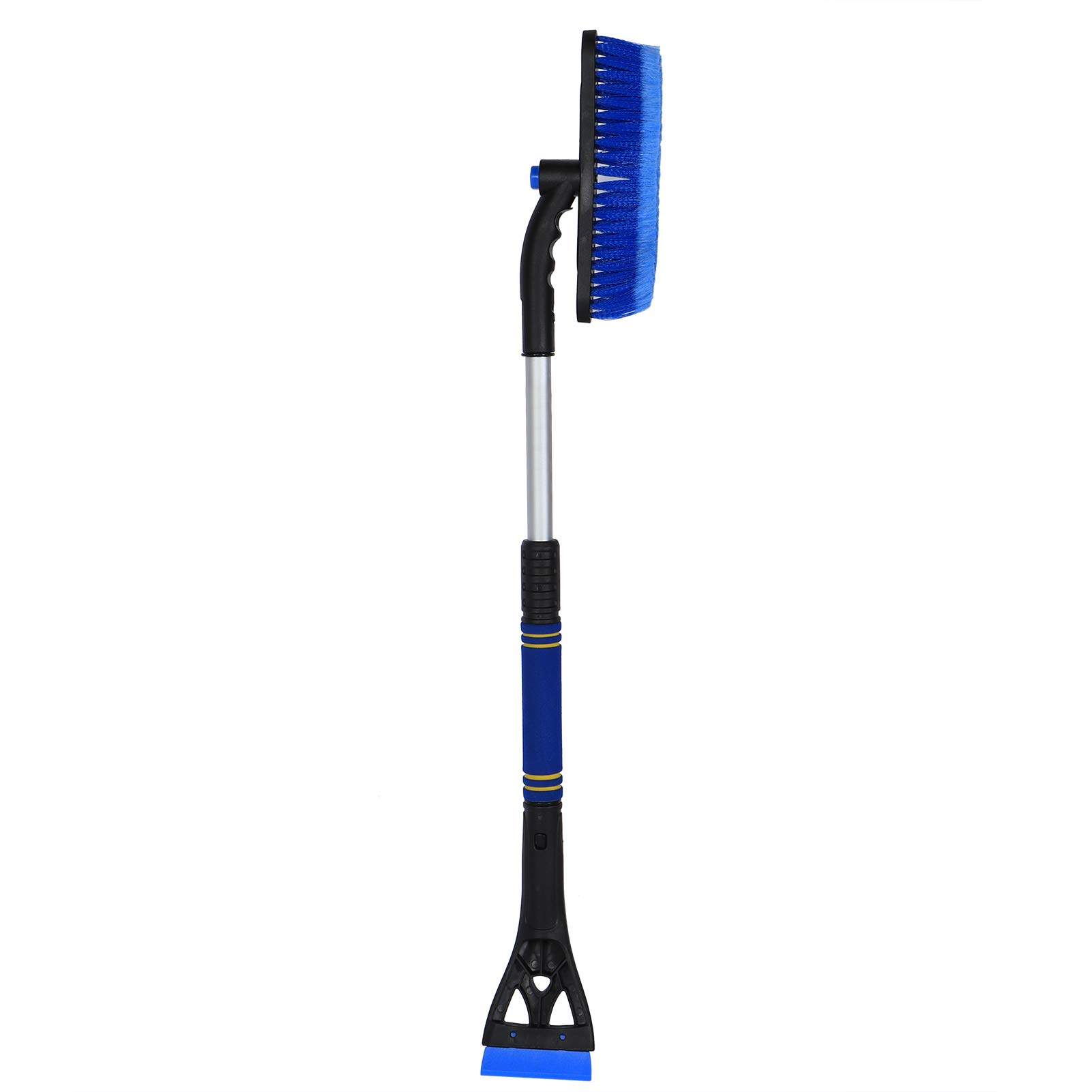 DIRBAK 3 in 1 Multifunktionsleitbares Autofahrzeug Eiskranker Schneebürstenschaufel Entfernung Reinigungswerkzeuge für Winterauto -Pflege Hochfärbung ABS Aluminiumlegierung PVC -Material (Blue) von DIRBAK