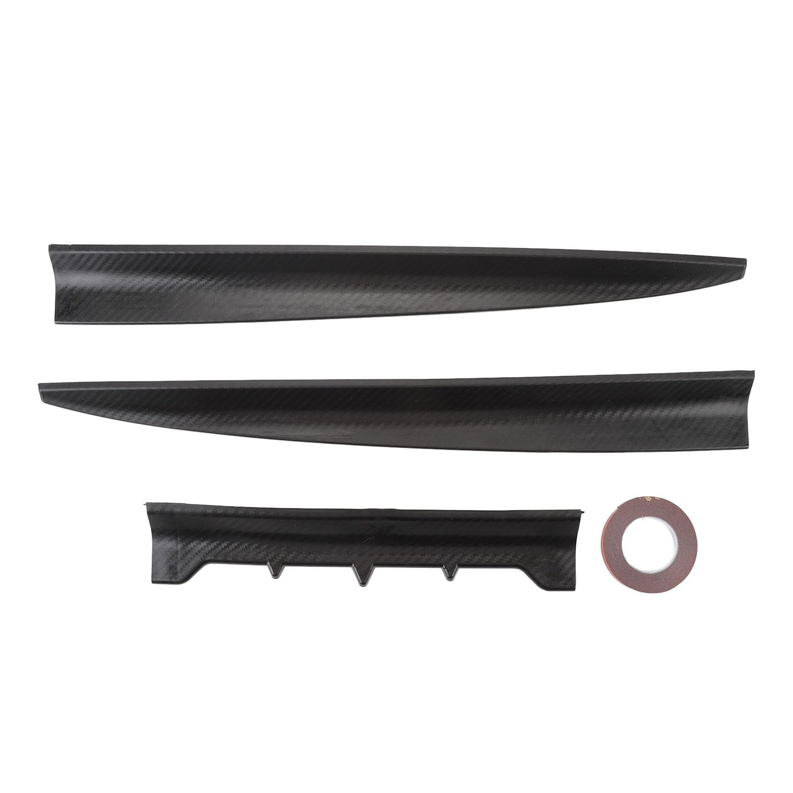 Heckspoiler -Spoilerflügel -Kohlefaserstil verbesserter Luftstrom verbesserte Geschwindigkeit Stylish Look Tat Lip Spoiler für glänzende schwarze 134,5 cm (Type 1) von DIRBAK