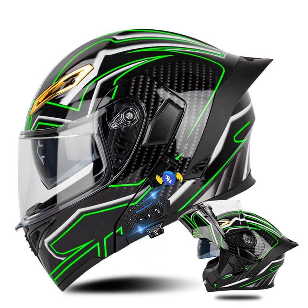 Klapphelm mit Bluetooth, Bluetooth Integralhelm Motorradhelm mit Doppelvisier, ECE Zertifiziert Lila Helm für Erwachsene Frauen Männer Hohe Qualität Helm, Roller-Mofa -Moped-Helm Klapphelm mit Bluetooth, Bluetooth Integralhelm Motorradhelm mit Doppelvisier, ECE Zertifiziert Lila Helm für Erwachsene Frauen Männer Hohe Qualität Helm, Roller-Mofa -Moped-Helm von DIRERTYS