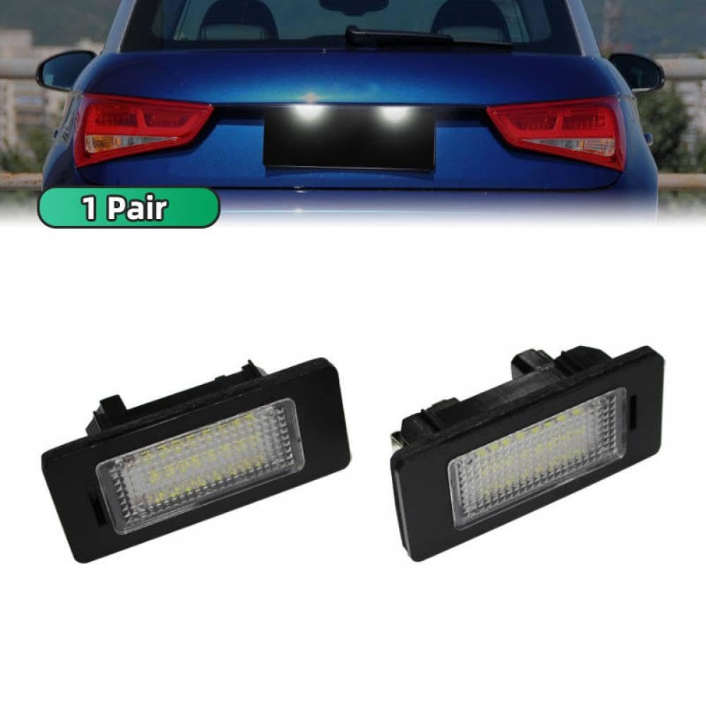 2pcs Canbus -Nummernschild Glühbirnen und Modelle 6000k Weiß 2pcs Canbus -Nummernschild Glühbirnen und Modelle 6000k Weiß von DIWUCXCA