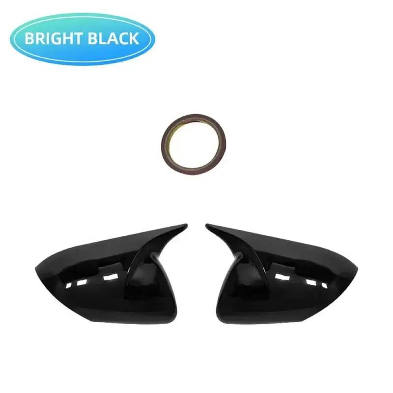2pcs kompatible Auto -Seitenspiegel -Abdeckkappe für 3 Axela BL 2009 2012 2012 2012 2013 in Farbe(Bright black) von DIWUCXCA