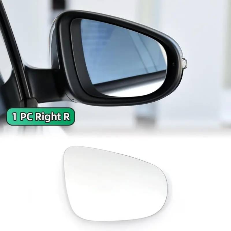Beheizte Rückfahrflügelspiegelglas kompatibel mit 6 MK6 5K 2009 bis 2012 und 2011 bis 2015(1pc Right) von DIWUCXCA