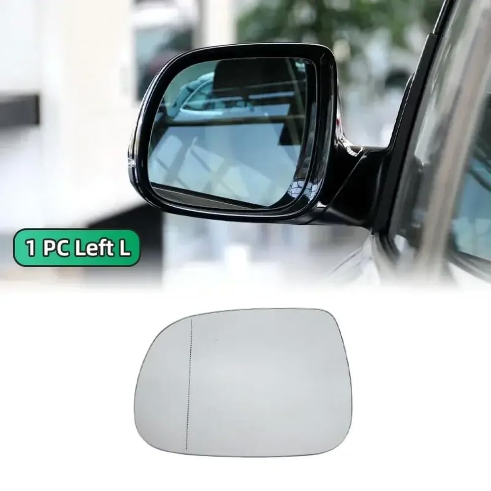 Beheizter Seitenflügelspiegelglas für Q5 SQ5 8R 2008-2017 Q7 2010-2015 Weitwinkel-Rückfahrkompatibilität(1Pc Left) von DIWUCXCA