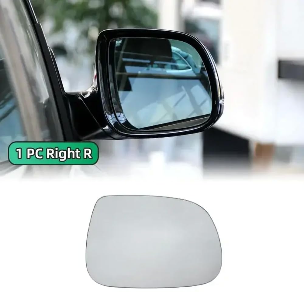 Beheizter Seitenflügelspiegelglas für Q5 SQ5 8R 2008-2017 Q7 2010-2015 Weitwinkel-Rückfahrkompatibilität(1Pc Right) von DIWUCXCA