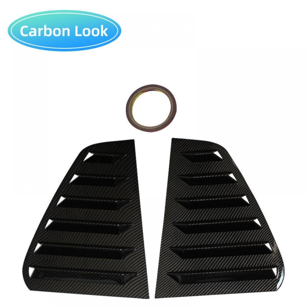Hintere Fensterschuhleiterluftlüftungsschaufeln für 2013-2020 7 MK7 7.5 GTD R-Autozubehör(Carbon Look) von DIWUCXCA