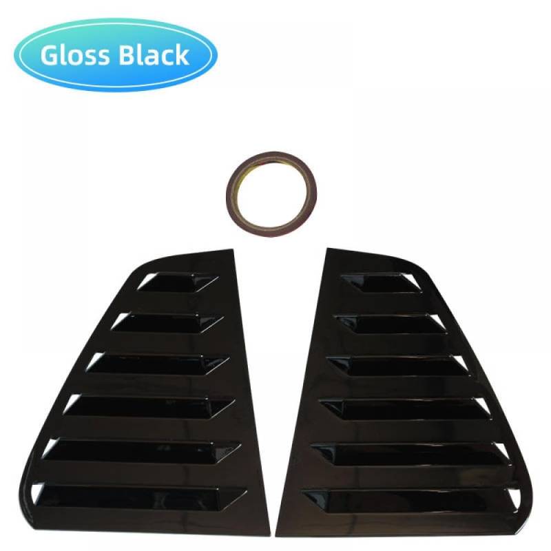 Hintere Fensterschuhleiterluftlüftungsschaufeln für 2013-2020 7 MK7 7.5 GTD R-Autozubehör(Gloss Black) von DIWUCXCA