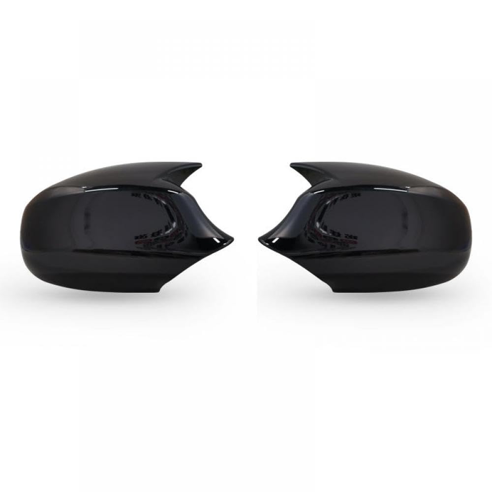 M -Stil Rückspiegelkappen für E87 E81 E82 E90 E91 E92 E93 120i 128i 118d 120d 130i Modelle(ABS Black) von DIWUCXCA