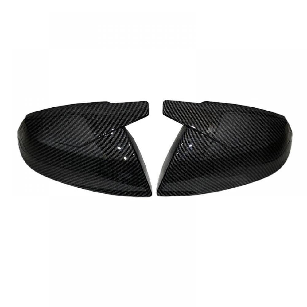 Rückspiegelabdeckung für Q5 Q5L SQ5 Q7 SQ7 FY 4M 45 50 55 60 TDI TFSI SLINE COMPATIBLE SELDELSCHAFTUNGSKAPPE 2016-2022(Carbon fiber pattern) von DIWUCXCA