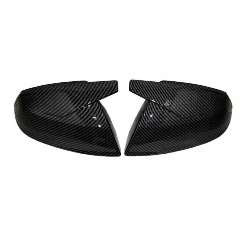 Rückspiegelabdeckung für Q5 Q5L SQ5 Q7 SQ7 FY 4M 45 50 55 60 TDI TFSI SLINE COMPATIBLE SELDELSCHAFTUNGSKAPPE 2016-2022(Carbon fiber pattern) von DIWUCXCA
