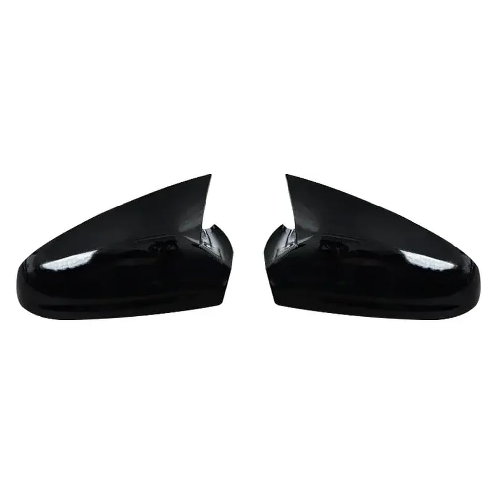 Seitenflügelspiegelabdeckkappe für Astra H 2004 bis 2009 Autozubehör in Kohlenstoff und glänzendem Schwarz(Bright black) von DIWUCXCA