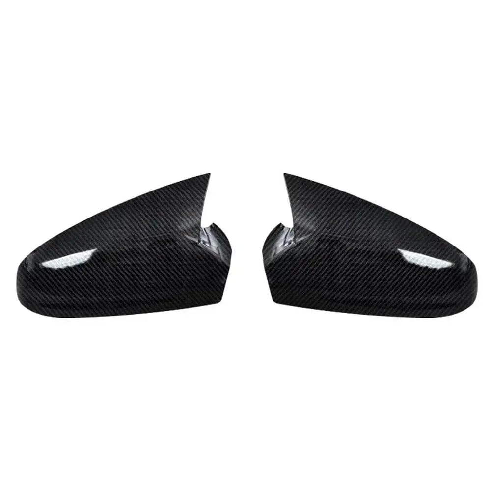 Seitenflügelspiegelabdeckkappe für Astra H 2004 bis 2009 Autozubehör in Kohlenstoff und glänzendem Schwarz(Carbon fiber pattern) von DIWUCXCA